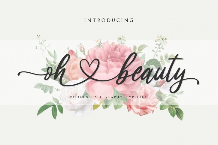 oh beauty script Font Download