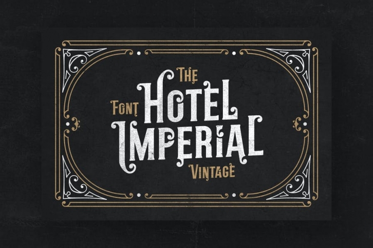 Hotel Imperial Retro Font Font Download