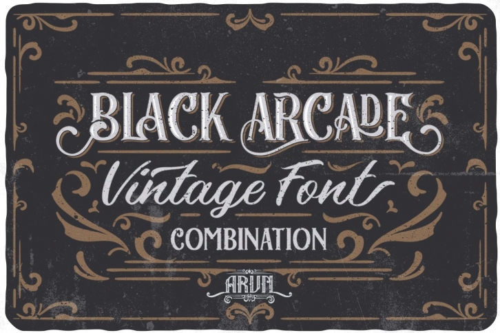 Black Arcade Font Pack Font Download