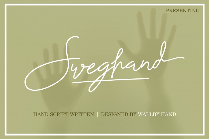 Sweghand Font Download