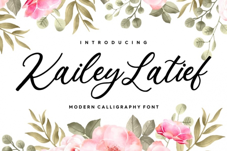 Kailey Latief YH - Modern Calligraphy Font Font Download