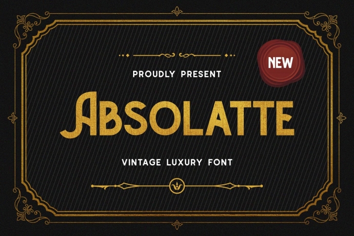 Absolatte - Vintage Luxury Font Font Download