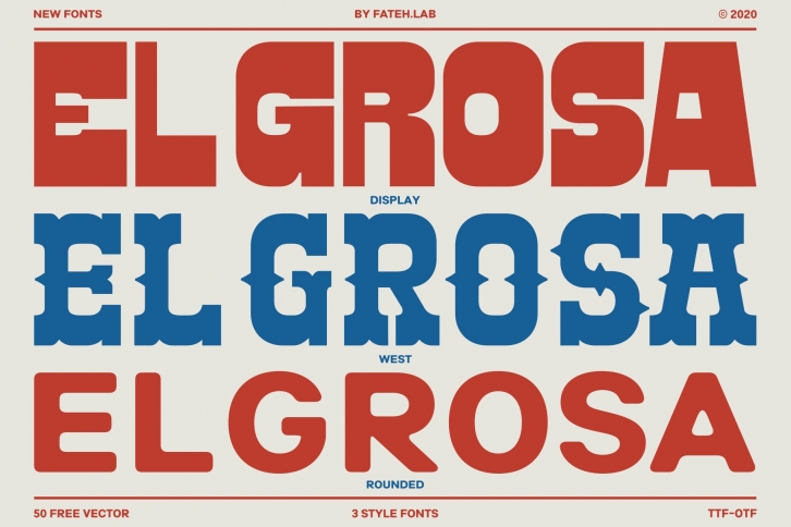 El Grosa Font Download