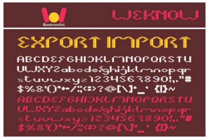 Export Import Font Download