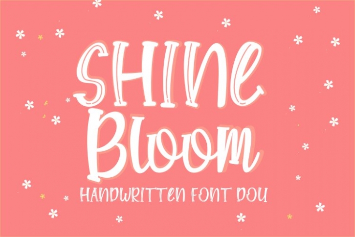 Shine Bloom - Handwritten Font Duo Font Download