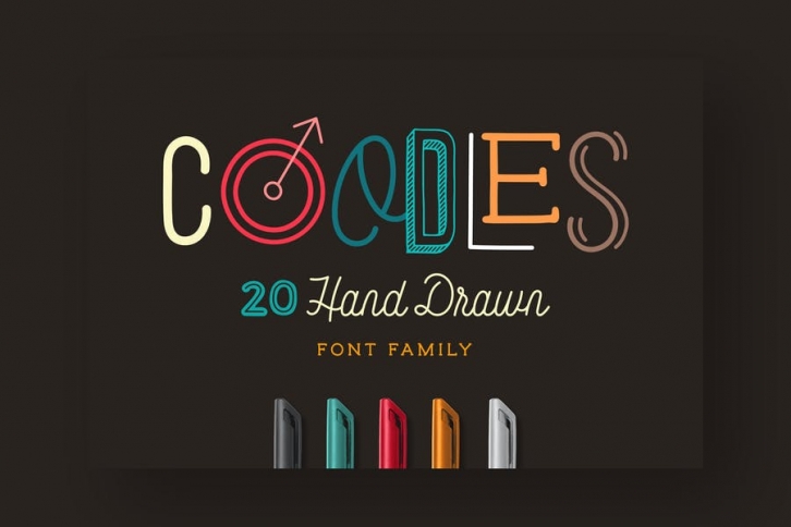 Coodles Hand Drawn Font Family Font Download