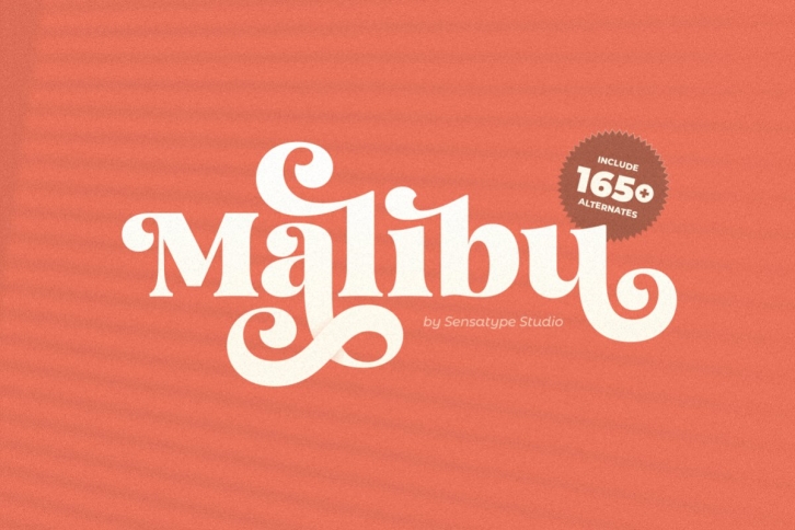 Malibu Fancy Vintage Font Font Download