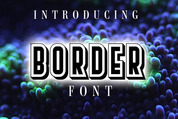 Border Font Download
