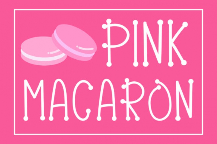 Pink Macaron Font Download