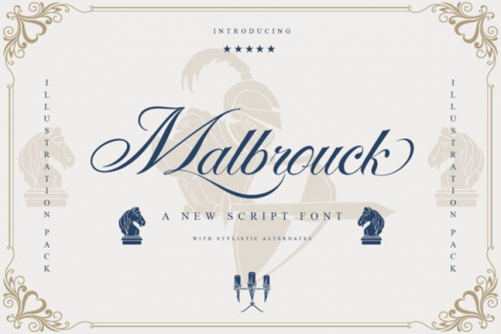 Malbrouck Font Download