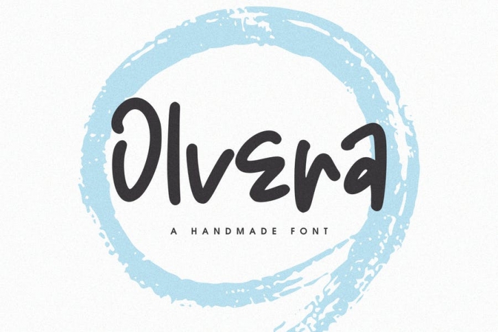 Olvera - Handmade Font Font Download