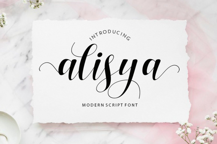 Alisya Script Font Download