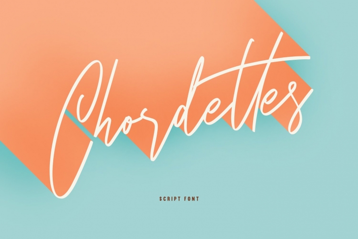 Chordettes Signature Script Brush Handmade Font Font Download