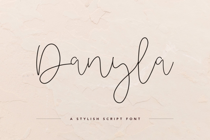 Danyla Stylish Signature Font Font Download