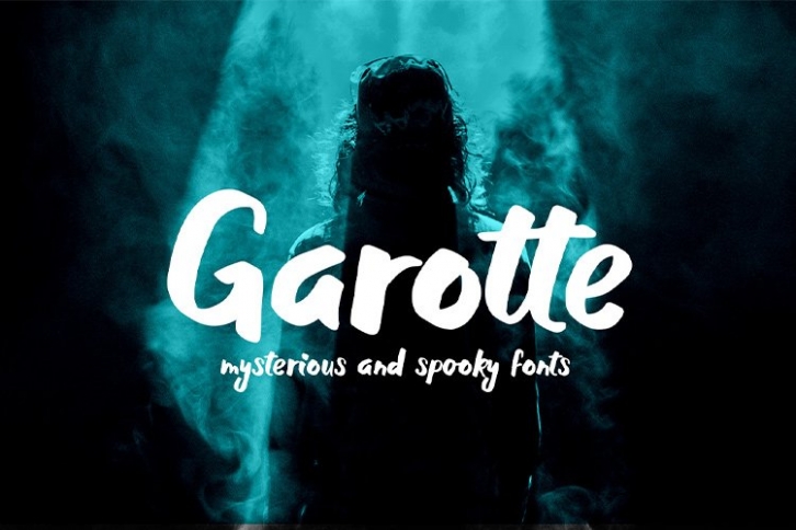 Garotte || scary graffiti font Font Download