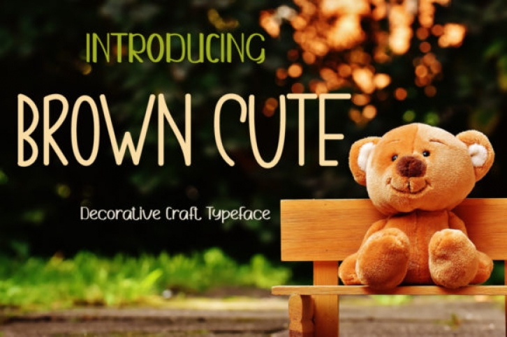 Brown Cute Font Download