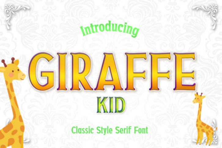 Giraffe Kid Font Download