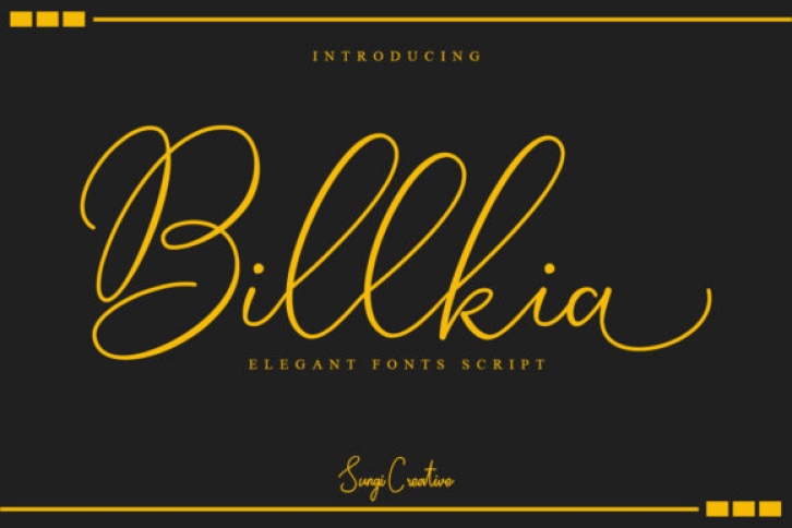 Billkia Font Download