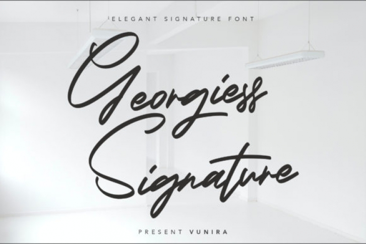 Georgiess Signature Font Download