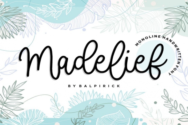 Madelief YH - Monoline Handwritten Font Font Download