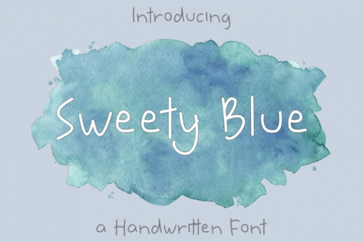 Sweety Blue Font Download