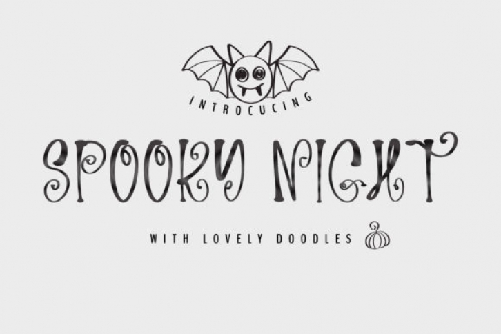 Spooky Night Font Download