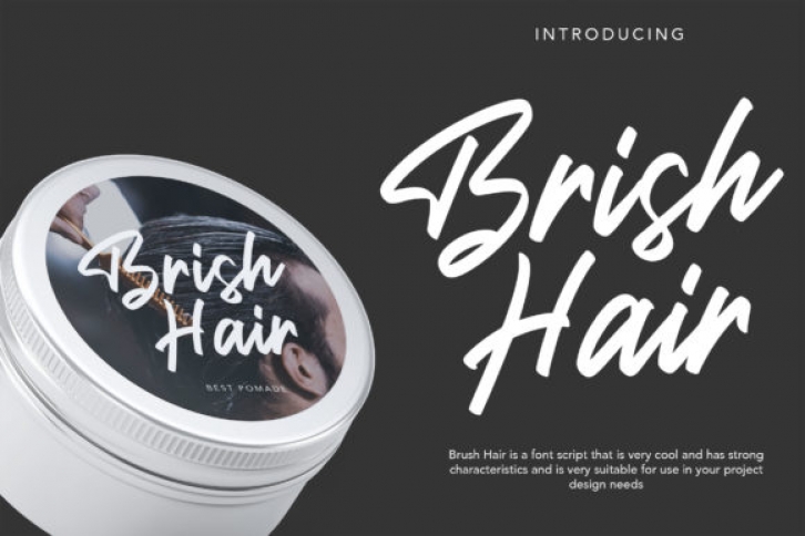 Brish Hair Font Download
