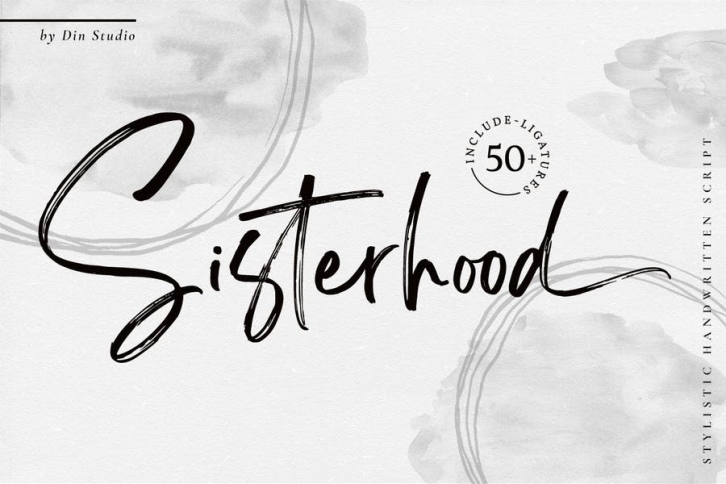 Sisterhood - Chic Brush Font Font Download