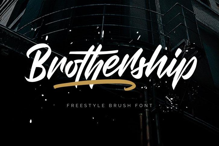 Brothership - Freestyle Brush Font Font Download