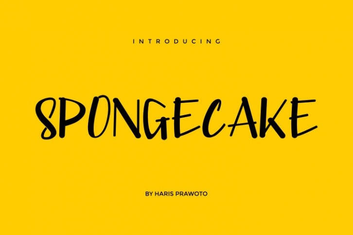 SPONGECAKE Font Download