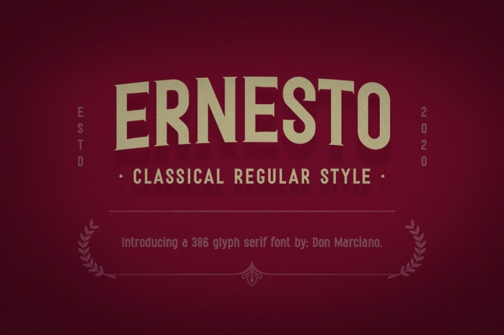 Ernesto Classical Font Download
