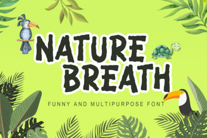 Nature Breath Font Download
