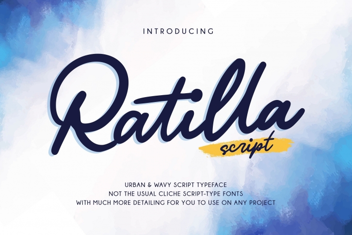 Ratilla - Script Font Font Download