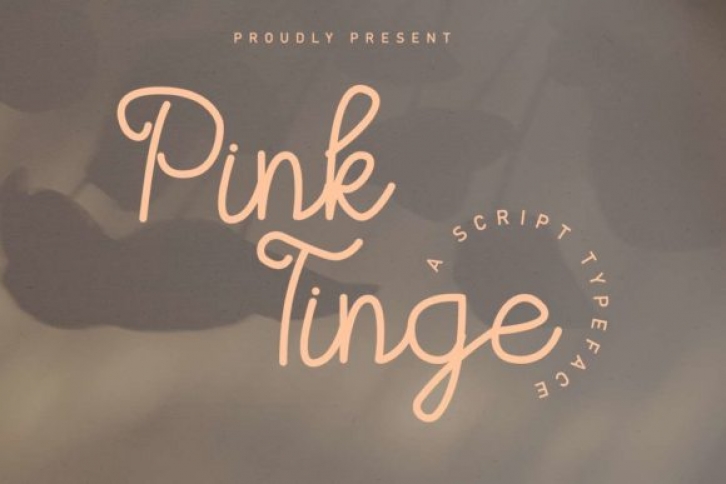 Pink Tinge Font Download