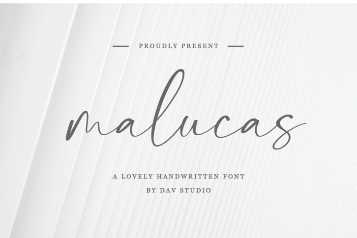 malucas - Lovely Handwritten Font Font Download