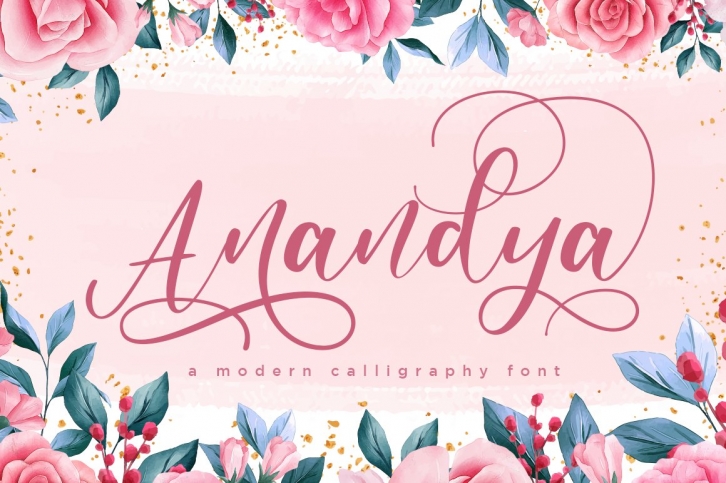 Anandya Chic Modern Calligraphy Font Download