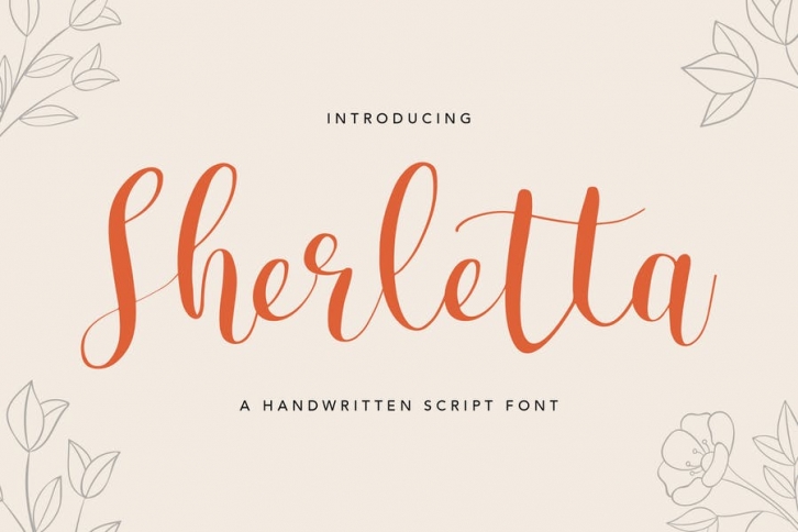 Sherletta Handwritten Font Font Download
