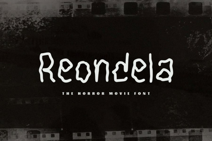 Reondela - The Horror Movie Font Font Download