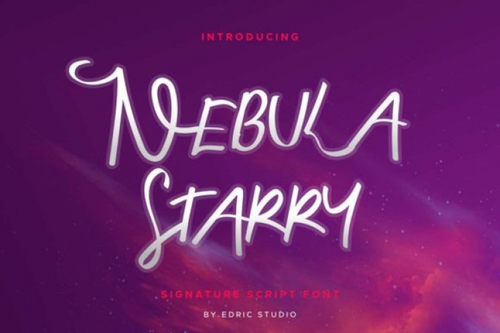 Nebula Starry Font Download