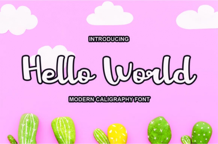 Hello World Font Download