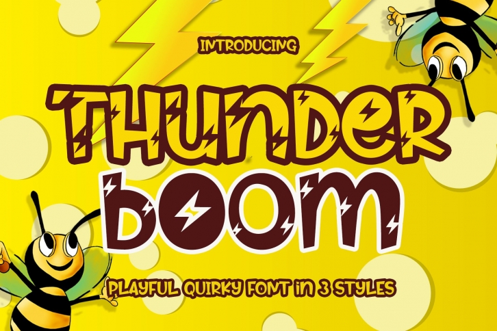 Thunder Boom Font Download