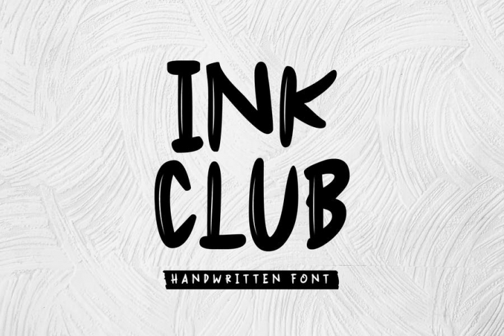 Ink Club - Handwritten Font Font Download
