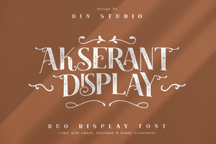 Akserant Display Font Font Download