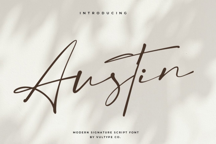 Austin SIgnature Font Font Download