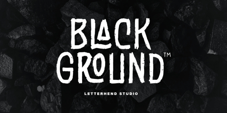 Black Ground - Rustic Typeface Font Download