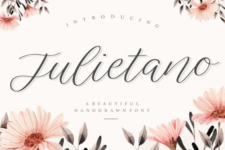 Julietano YH - Modern Calligraphy Font Font Download