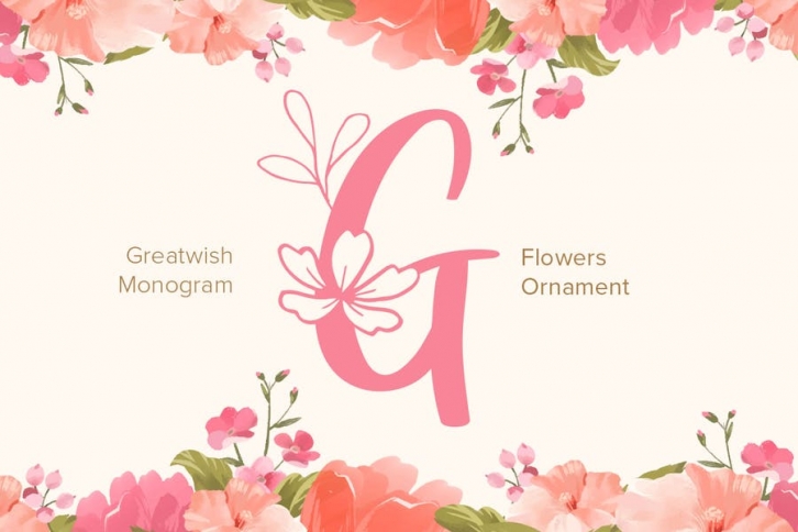 Great Wishes Monogram Font Font Download