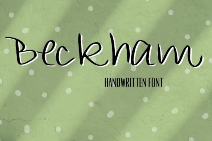Beckham Font Download