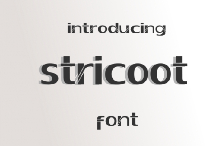 Stricoot Font Download