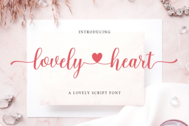 Lovely Heart Font Download